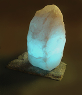 White salt lamp