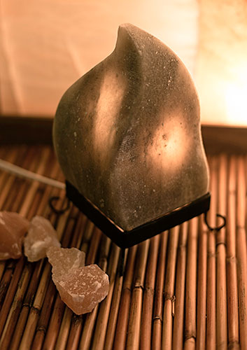 Grey Moroccan Salt Lamp