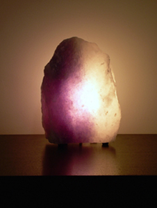 Rare Persian Salt Lamp Halite White Blue Rare Persian Salt Lamp Halite White Blue