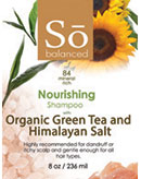 Natural Nourishing Shampoo with Green Tea and Himalayan Salt