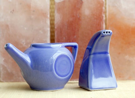 Salt Inhaler Pipe and Neti Pot Set