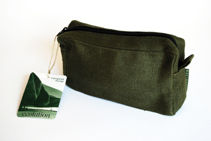 Ecolution Romanian Hemp Trousse Toilette Bag Ecolution Romanian Hemp Trousse Toilette Bag