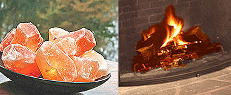 Himalayan salt accessories for the home.